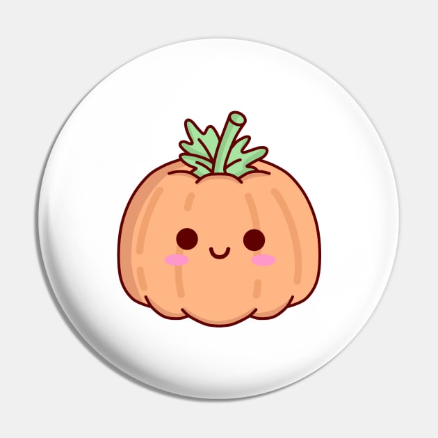 Kawaii Autumn Squash Pin by ArtsyDecals