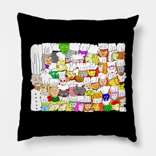 Chef Troops Doodle Pillow