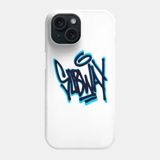 subway graffiti tag Phone Case