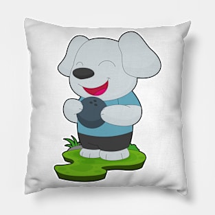 Dog Bowling Bowling ball Pillow