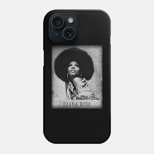 Diana Ross // Minimalist Fanart Tribute Phone Case