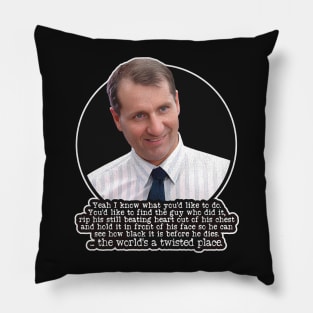 Mikita's Manager, Glen // Twisted Place Pillow