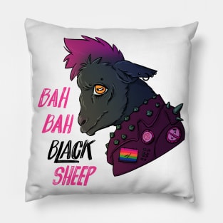 Bah Bah Black Sheep (Full Color) Pillow