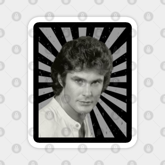 Retro Hasselhoff Magnet by Tiru Store 