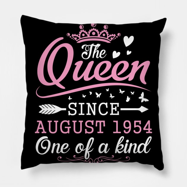 The Queen Since August 1954 One Of A Kind Happy Birthday 66 Years Old To Me You Pillow by bakhanh123