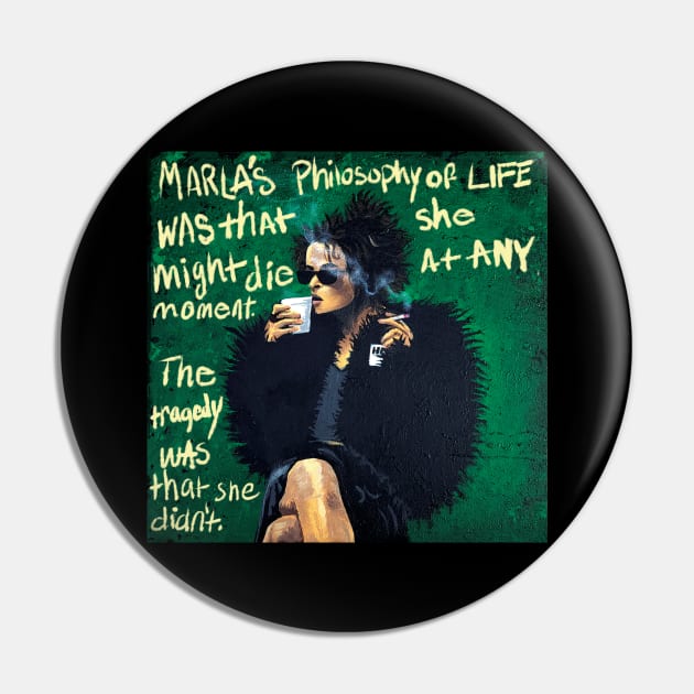 Marla's Philosophy Pin by Shock Shop