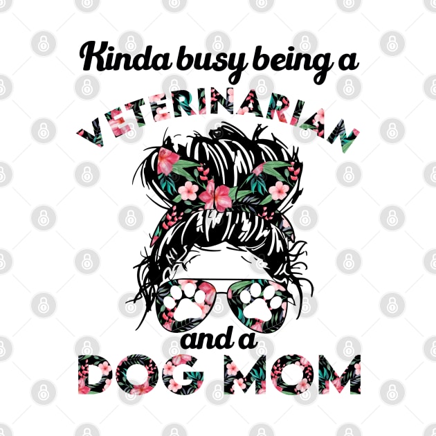 Veterinarian woman and dog mom gift . Perfect present for mother dad friend him or her by SerenityByAlex