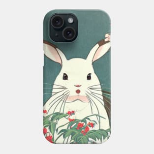 The Californian Flemish Giant Bunny in White Whimsical Animal Phone Case