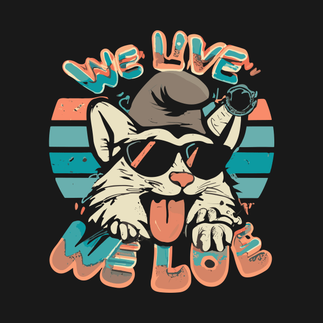 Smurf Cat - We Live We Love by kknows