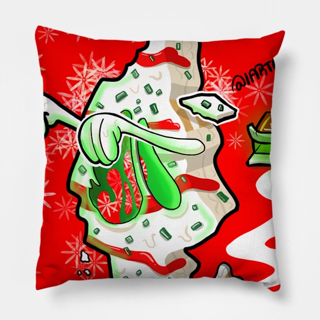 Ol Christmas Tree Pillow by IARTLEW