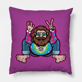 Young Peace Hippie Pillow