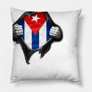 Cuba Flag. Proud Cuban Pillow