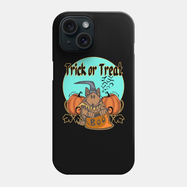 Halloween Hamster trick or treater Phone Case by AuburnQuailart