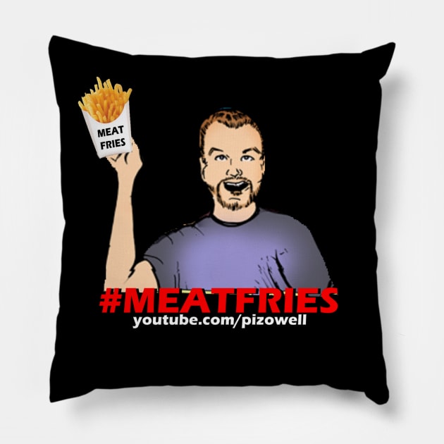 Meat Fries Pillow by pizowell