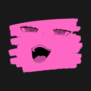 pink ahegao T-Shirt