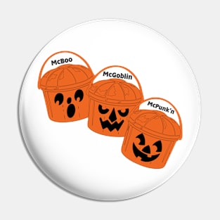 Halloween Pumpkin Buckets Pin