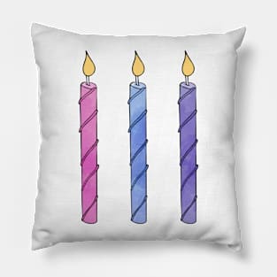 Birthday Candle Set Pillow