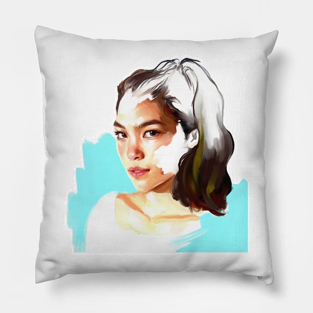 Blue Pillow by Ontav