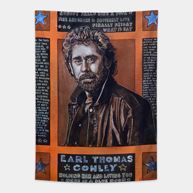 Earl Thomas Conley Tapestry by Raybomusic01