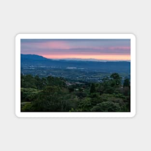 Central Valley Costa Rica Grecia Sunset Magnet