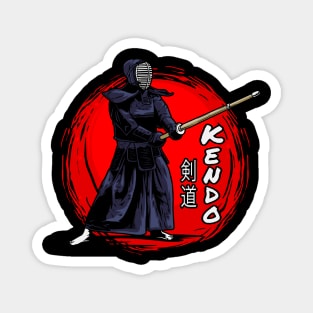 Kendo Aikido Martial Arts Fighter Magnet