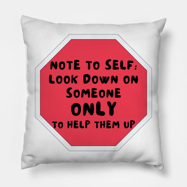 Anti-bullying message Pillow by IOANNISSKEVAS