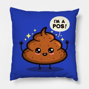 Funny Kawaii Poop Internet Slang Pillow