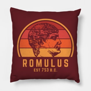 Romulus First King Of Rome Pillow