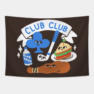 Club Club (Cute Version) Tapestry