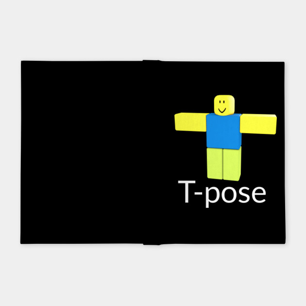 Roblox Noob T Pose Roblox Notebook Teepublic - t pose roblox id