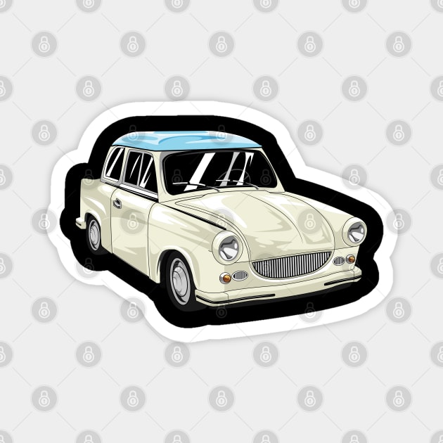 Cool vintage car Magnet by Markus Schnabel