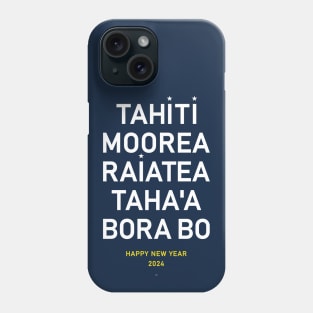 Tahiti Bora Bora Moorea Papeete Surf Pacific French Polynesia Phone Case