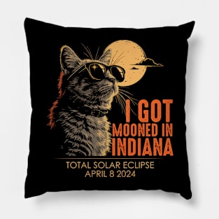 I Got Mooned In Indiana Pillow