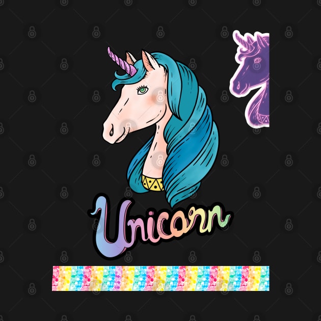 unicorn modern design by Qutaibi