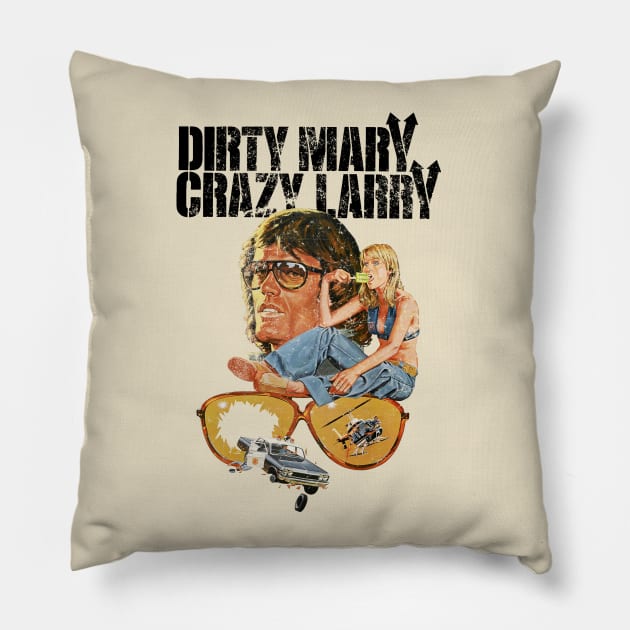 Dirty Mary Crazy Larry Pillow by Geekeria Deluxe