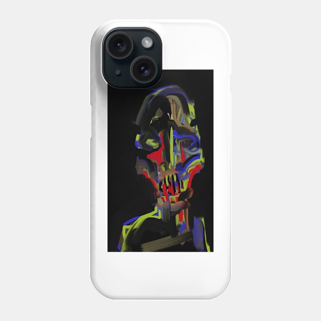 Coloured Me Bad - Hand Drawn Digital Print Phone Case by ObKrux