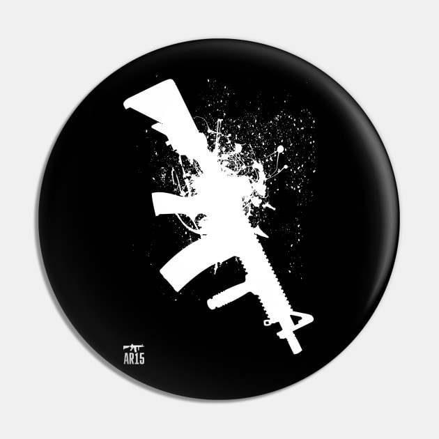 The AR-15 Assault Rifle Pin by YujiVI