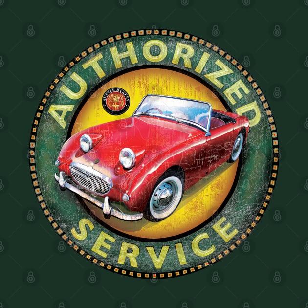 Authorized Service - Austin Healey 3 by Midcenturydave