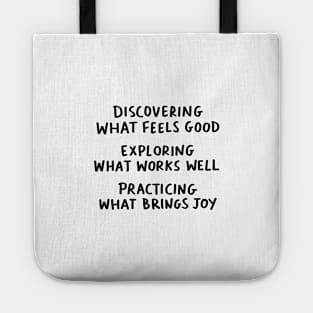 Life Motto Tote