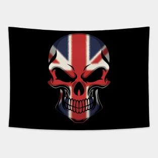 FLAG OF ENGLAND ON SKULL EMBLEM Tapestry