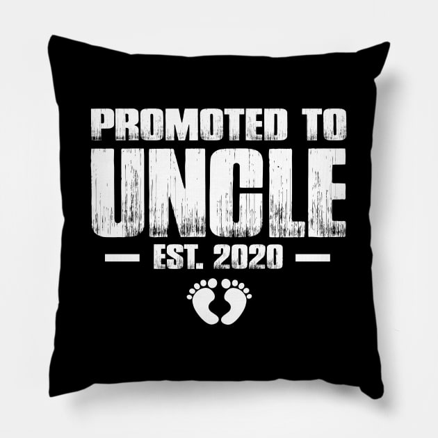 Promoted to Uncle 2020 Funny Father's Day Gift Ideas New Uncle Pillow by smtworld