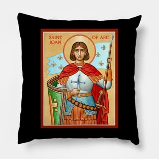 St Joan of Arc Am Not Afraid I Was Born Do This Saint Pillow