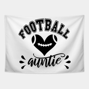 Football auntie black Tapestry