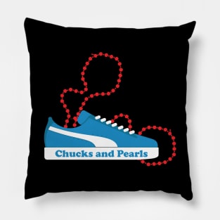 Chucks and Pearls Pillow