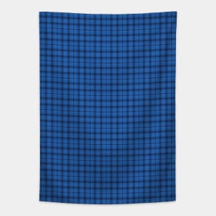 Beauty Starts Within Blue Plaids 001#008 Tapestry