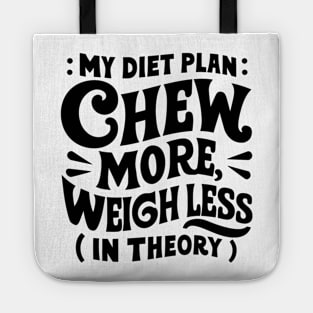 My diet plan: chew more, weigh less (in theory) for chubby people Tote