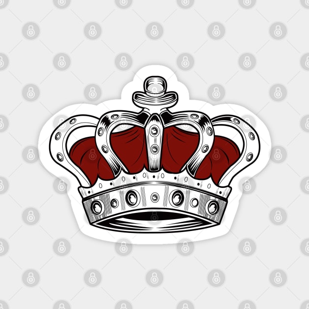 Red Crown Magnet by adamzworld