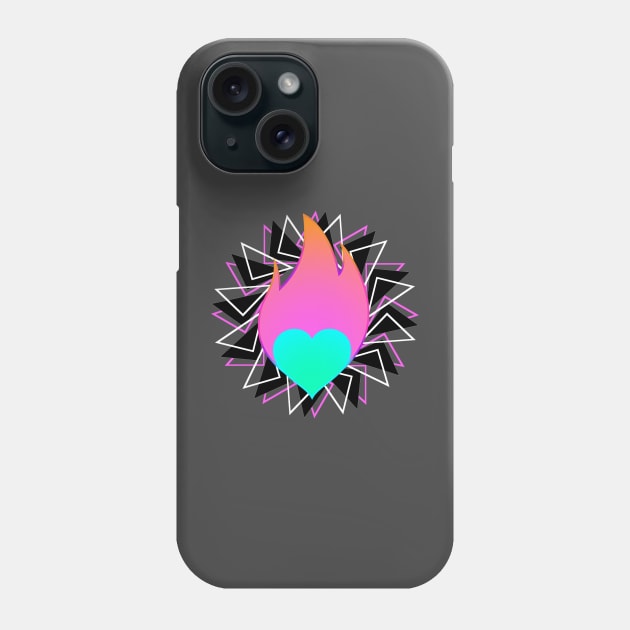 Burn So That We May Live Phone Case by UVGloPanda