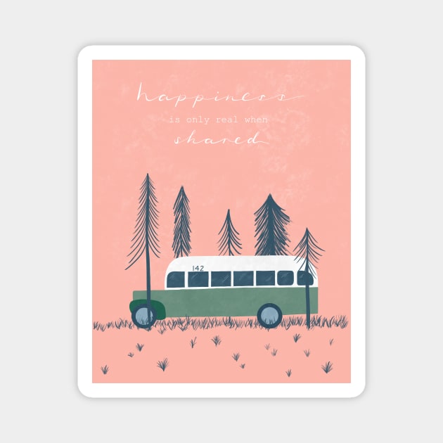 Into the Wild Quote Magnet by KlioStudio