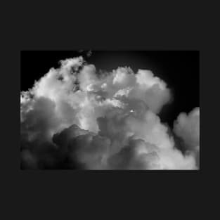 Clouds 7 In Black and White T-Shirt